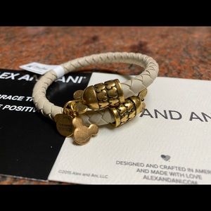 Alex and ani Mickey Disney braided leather wrap